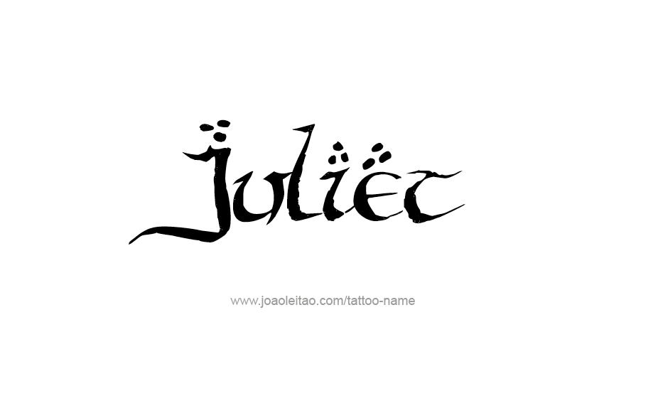 Tattoo Design Name Juliet   