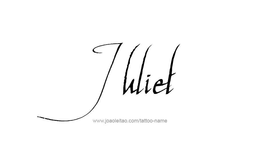 Tattoo Design Name Juliet   