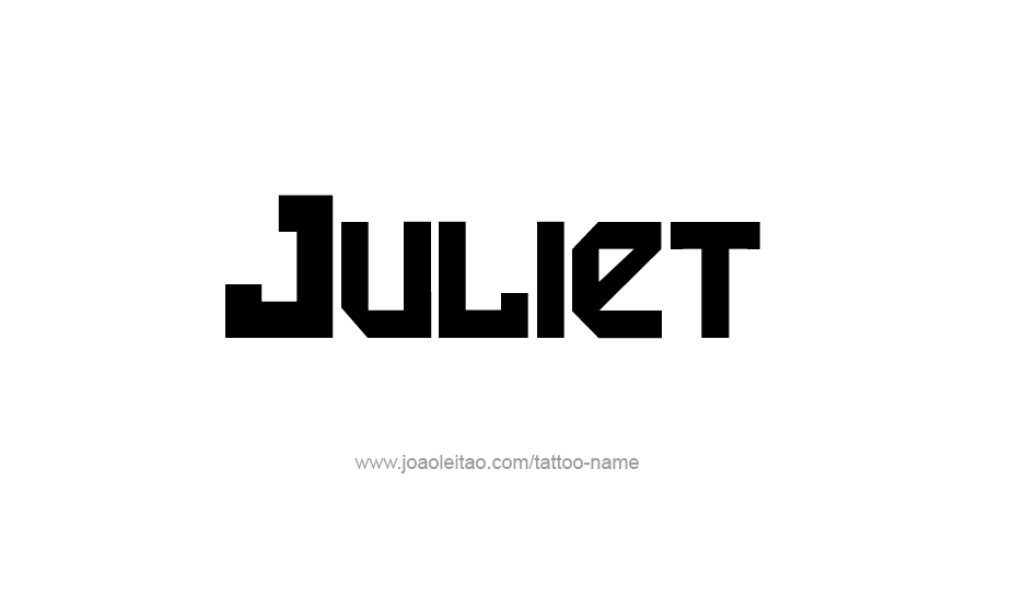 Tattoo Design Name Juliet   