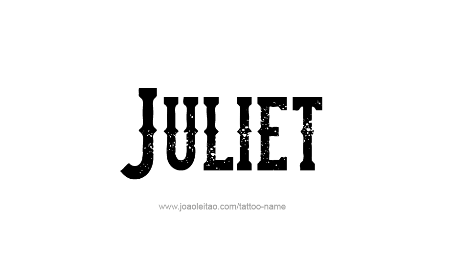 Tattoo Design Name Juliet   