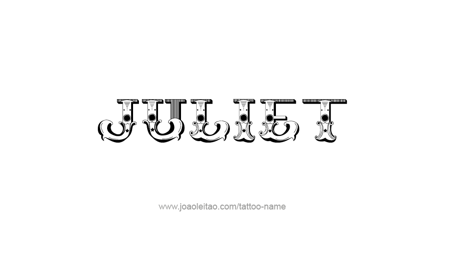 Tattoo Design Name Juliet   