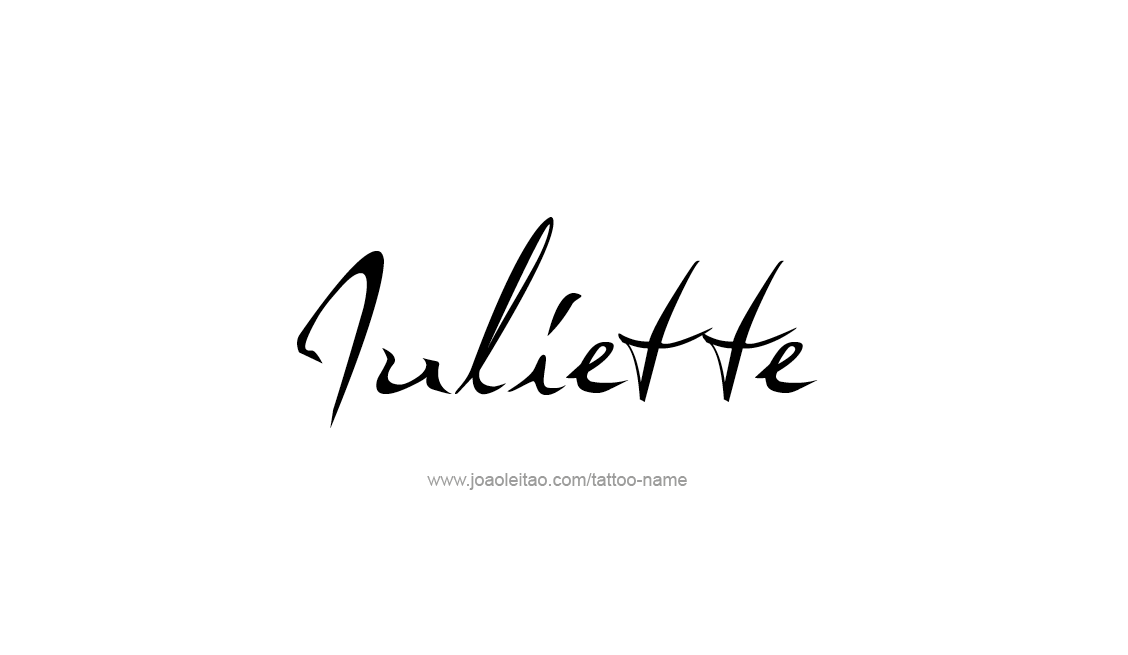 Tattoo Design Name Juliette   