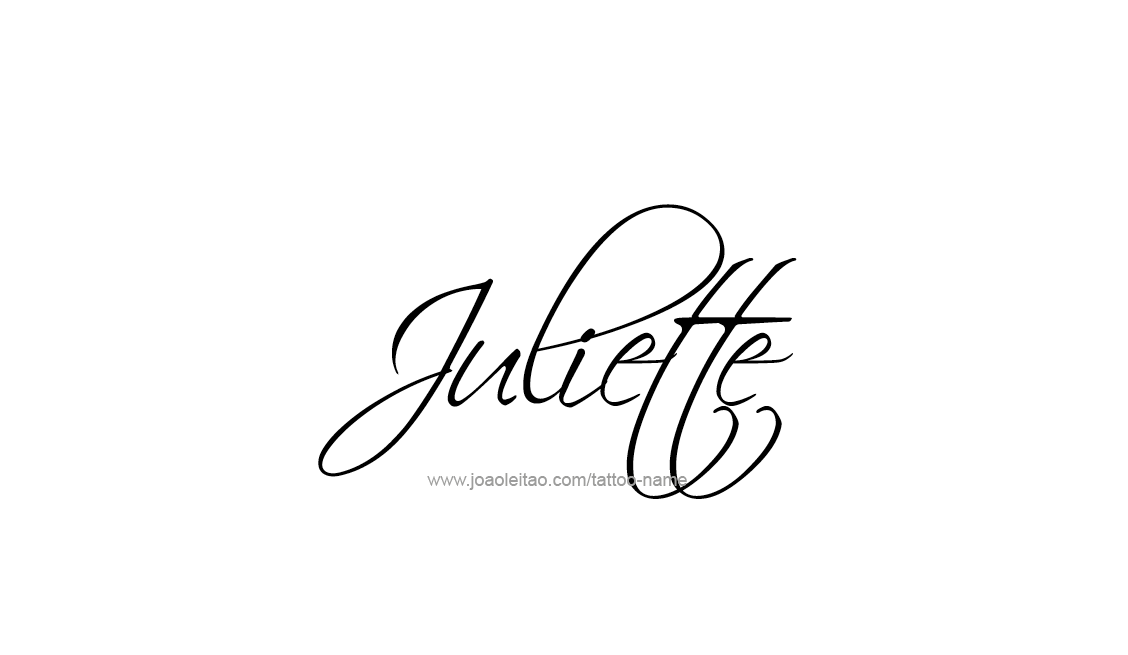 Tattoo Design Name Juliette   