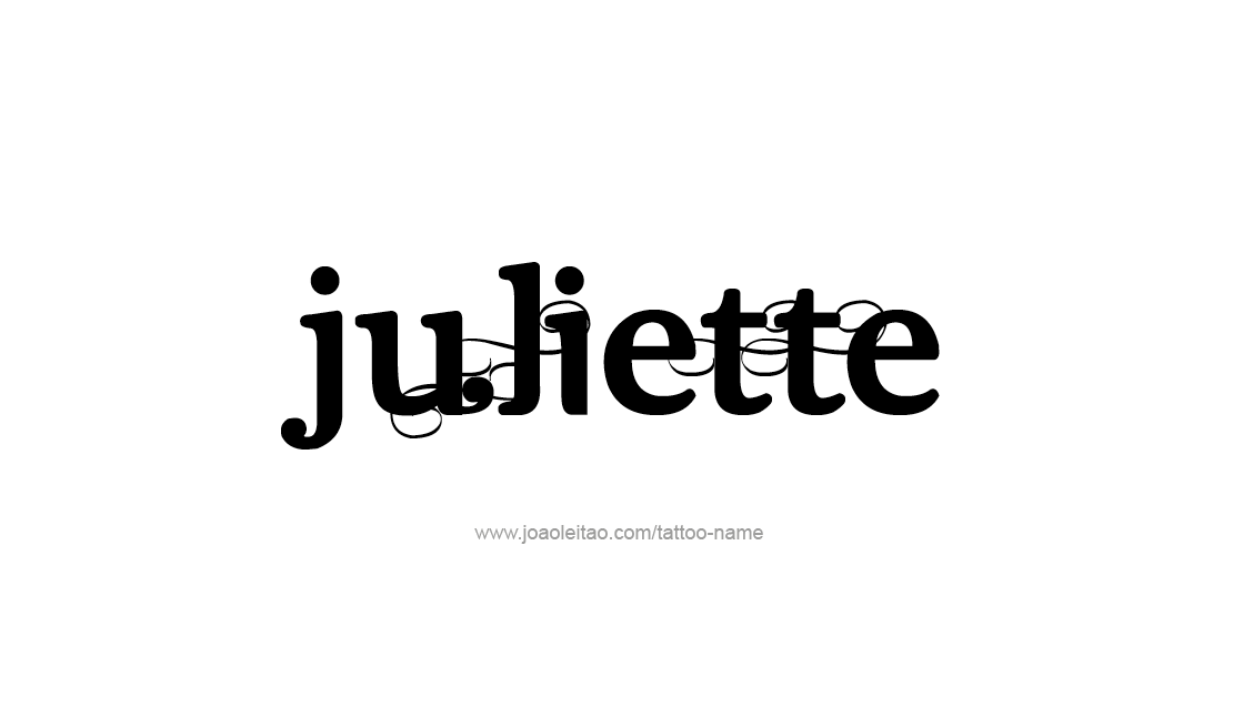 Tattoo Design Name Juliette   