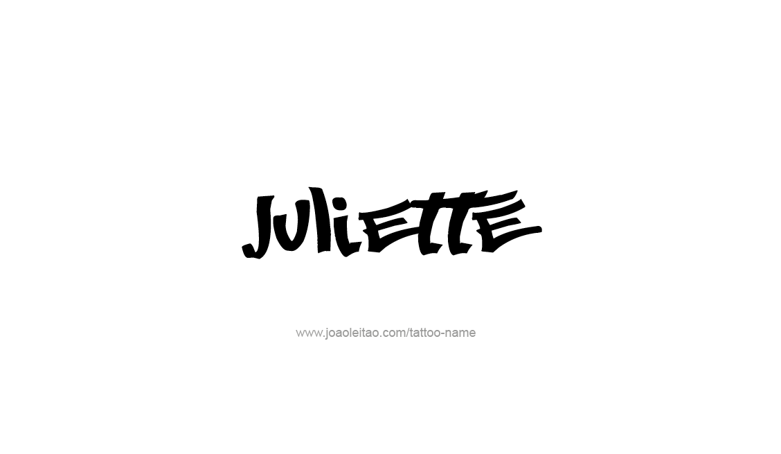 Tattoo Design Name Juliette   