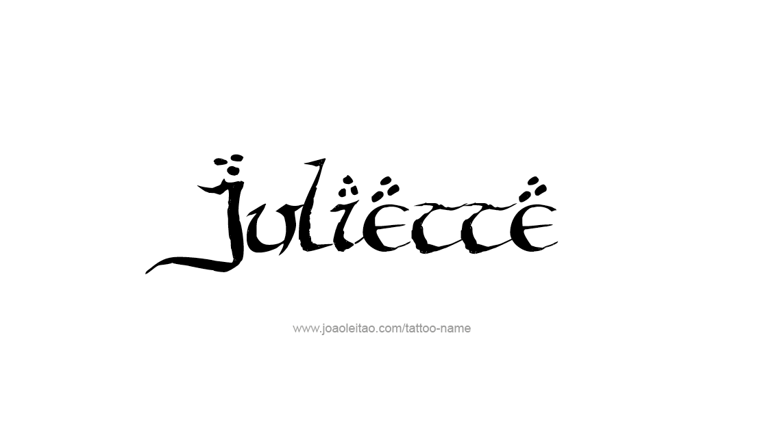 Tattoo Design Name Juliette   