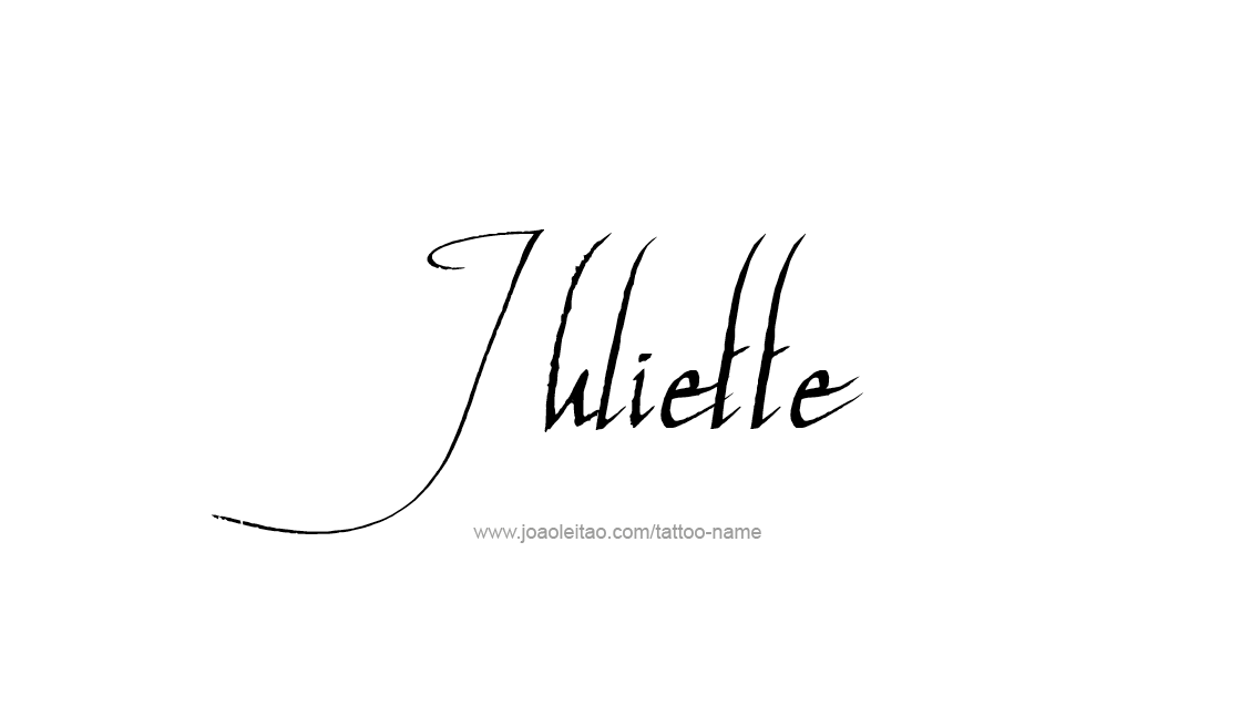 Tattoo Design Name Juliette   