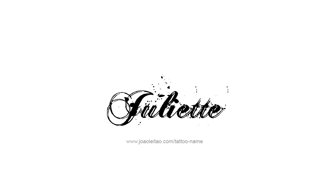 Tattoo Design Name Juliette   