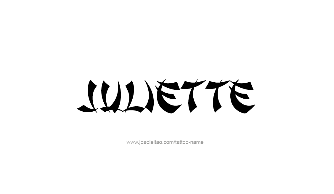 Tattoo Design Name Juliette   