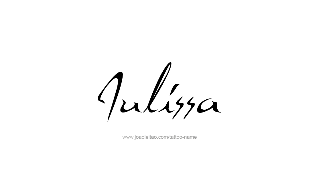 Tattoo Design Name Julissa   