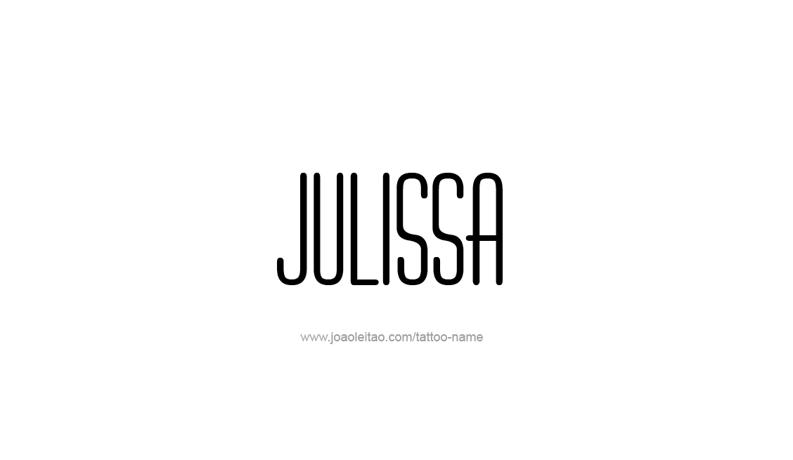 Tattoo Design Name Julissa   