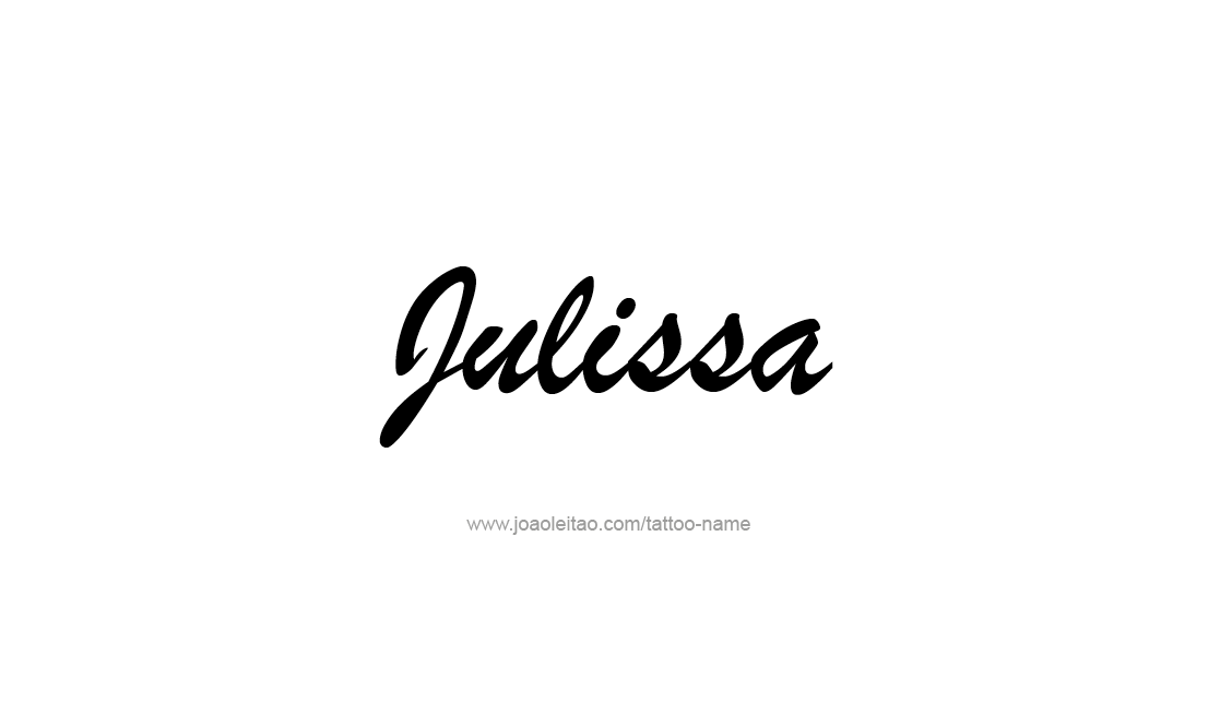 Tattoo Design Name Julissa   