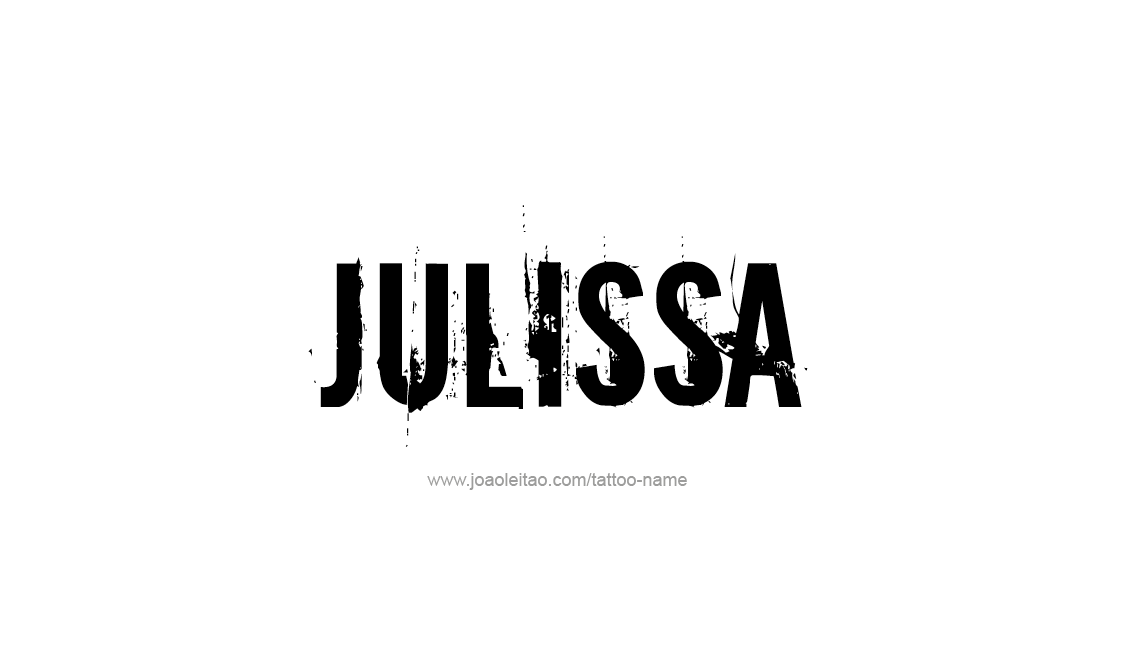 Tattoo Design Name Julissa   