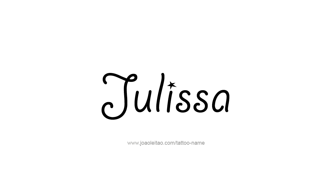 Tattoo Design Name Julissa   