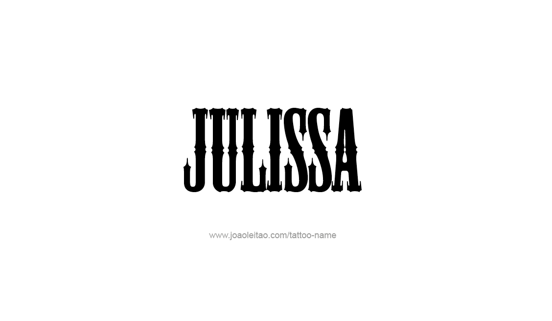 Tattoo Design Name Julissa   