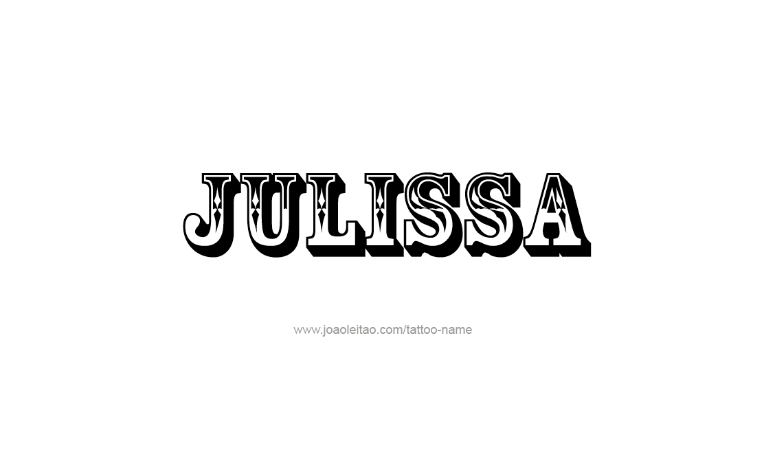 Tattoo Design Name Julissa   