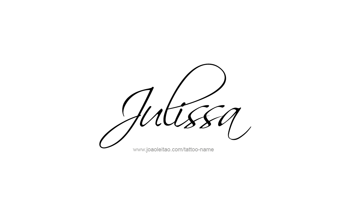 Tattoo Design Name Julissa   