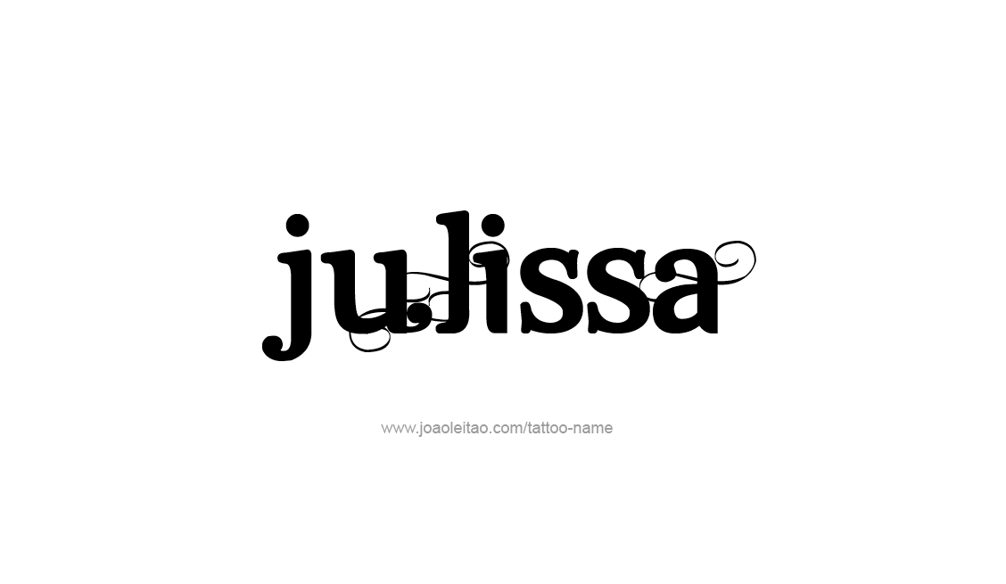 Tattoo Design Name Julissa   