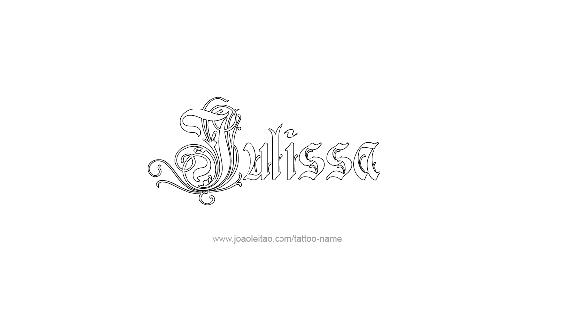 Tattoo Design Name Julissa   