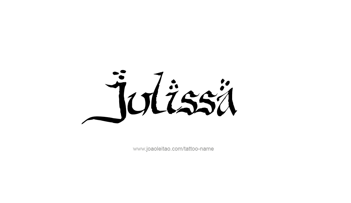 Tattoo Design Name Julissa   