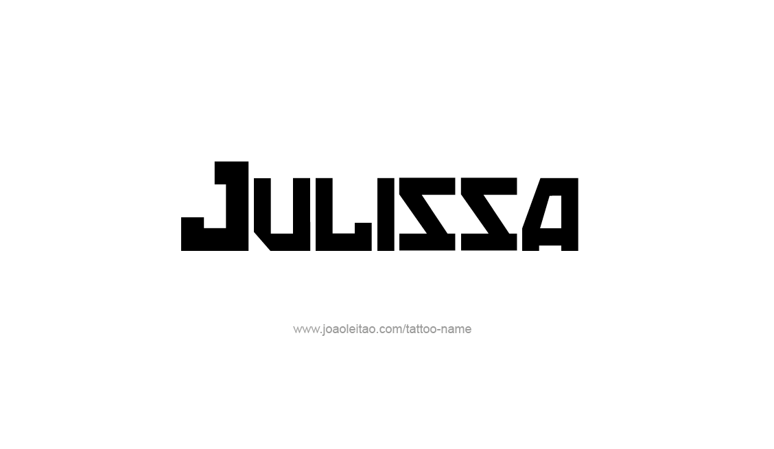 Tattoo Design Name Julissa   