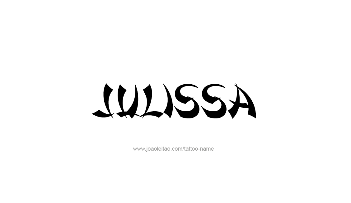 Tattoo Design Name Julissa   