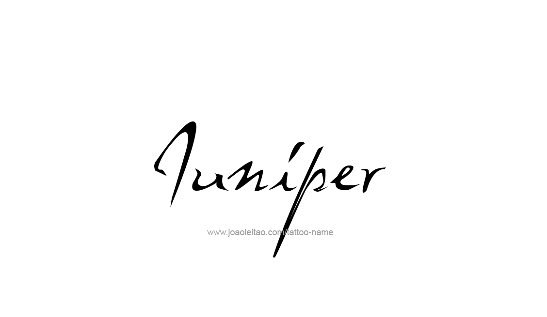 Tattoo Design Name Juniper   