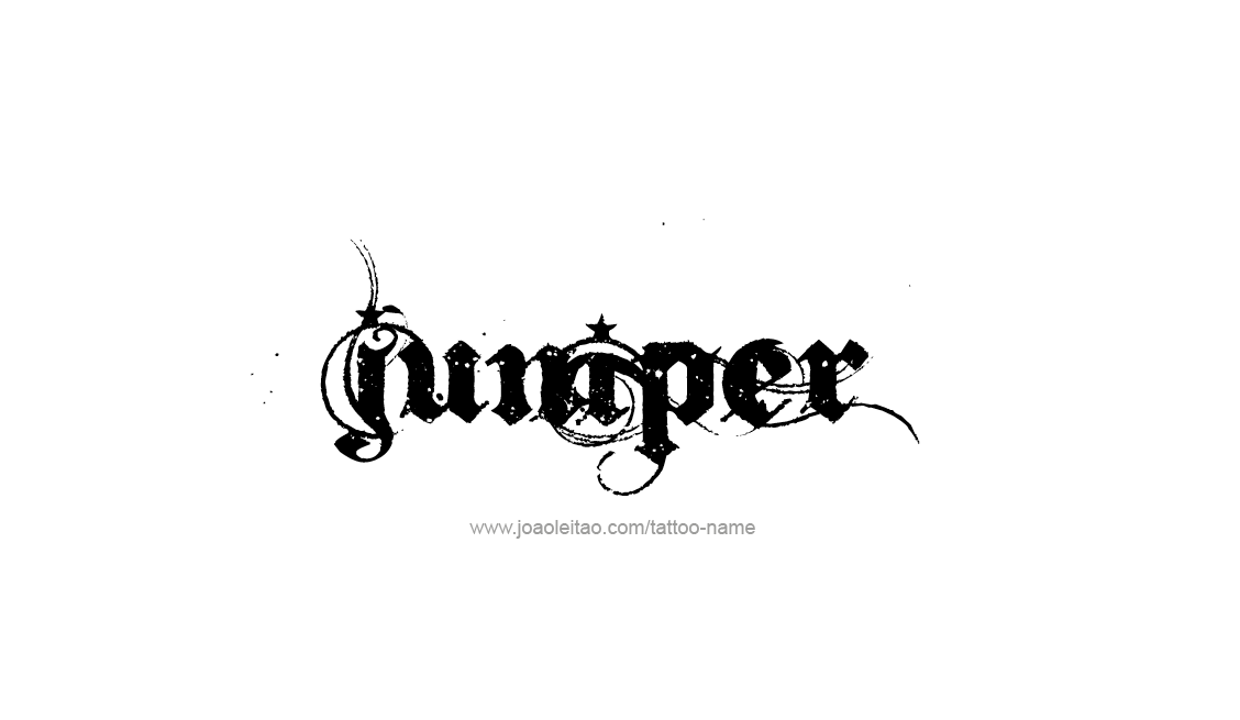 Tattoo Design Name Juniper   