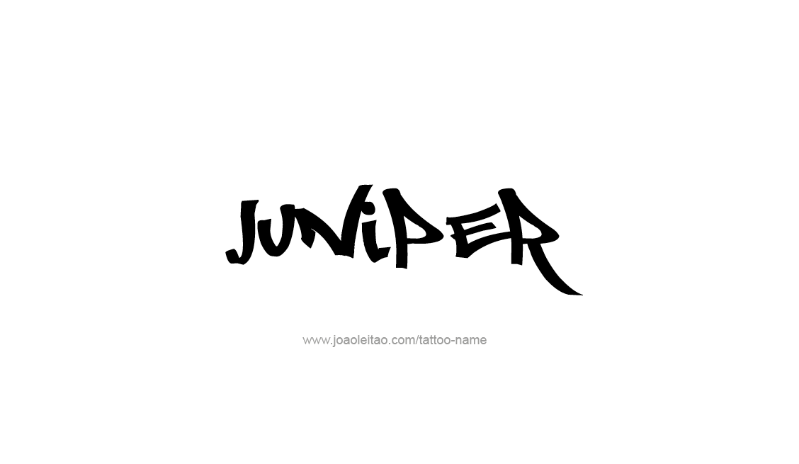 Tattoo Design Name Juniper   