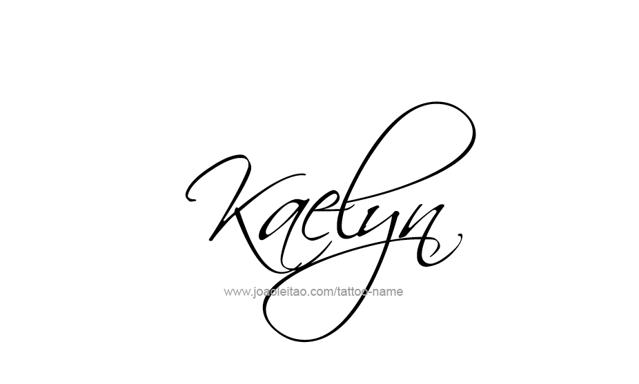 Tattoo Design Name Kaelyn   