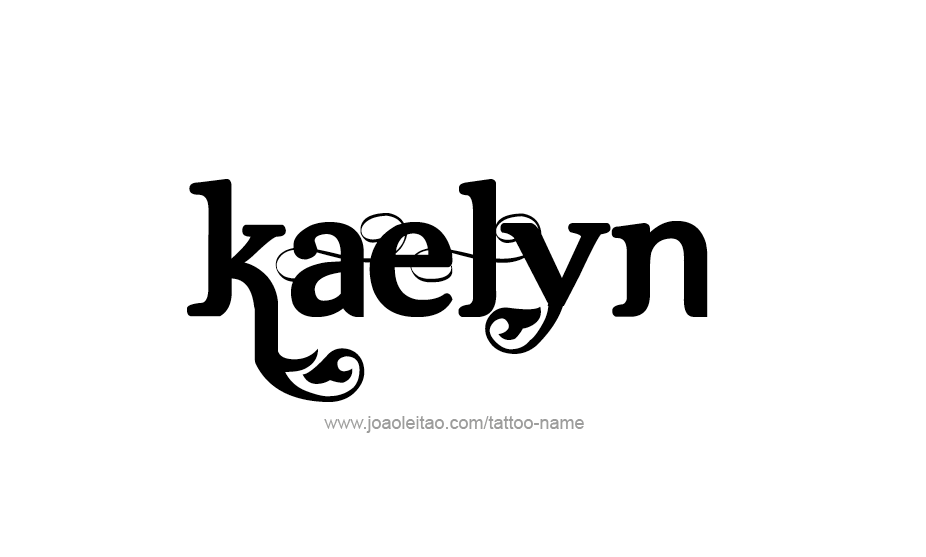 Tattoo Design Name Kaelyn   