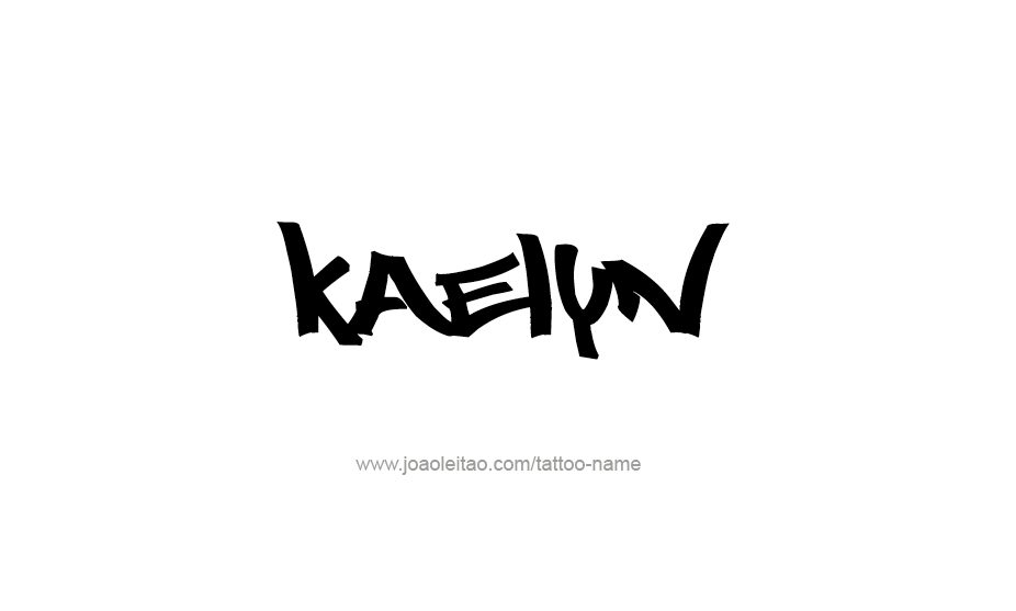 Tattoo Design Name Kaelyn   