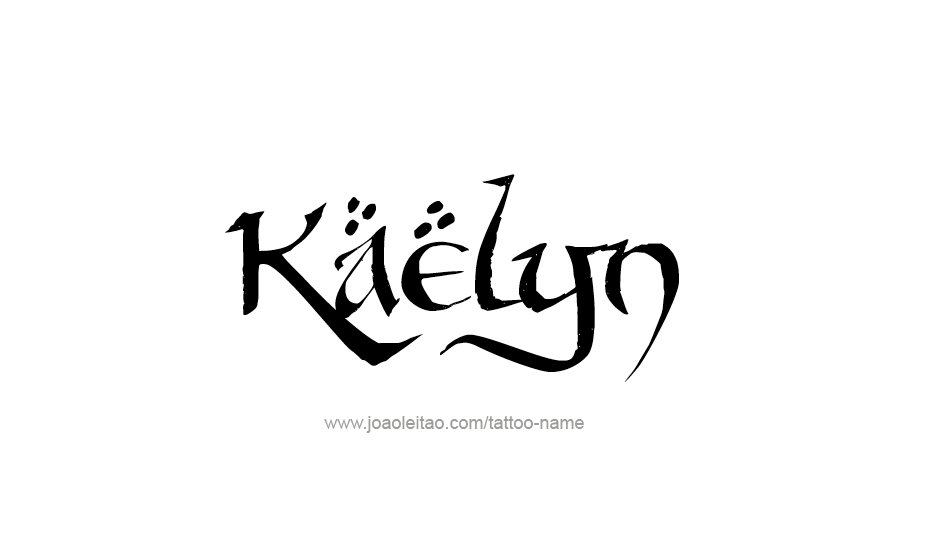 Tattoo Design Name Kaelyn   