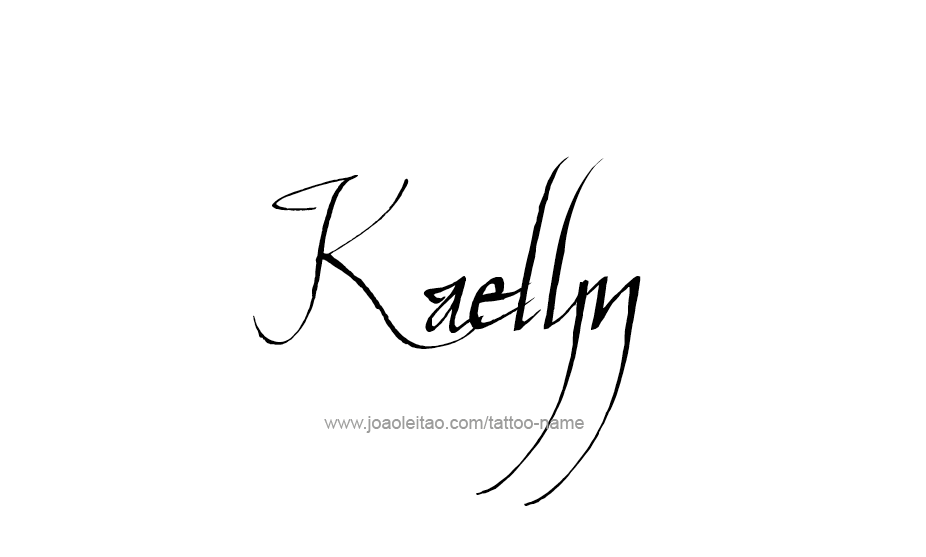 Tattoo Design Name Kaelyn   