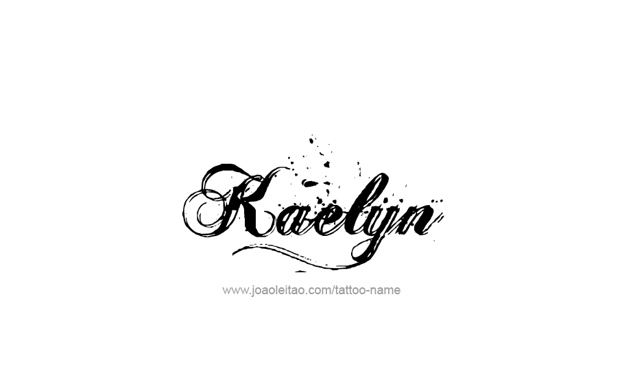 Tattoo Design Name Kaelyn   