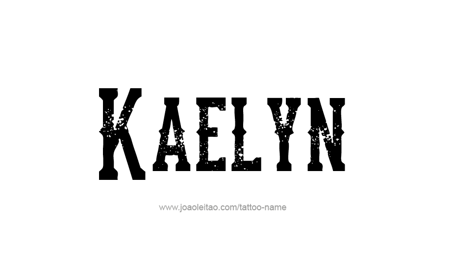 Tattoo Design Name Kaelyn   