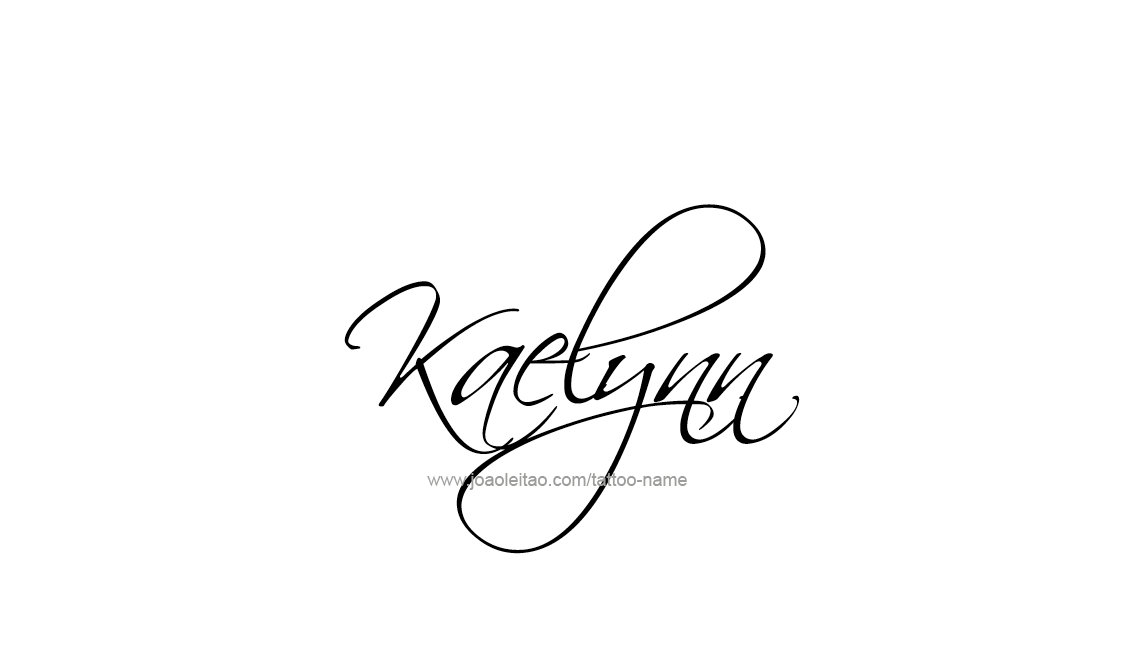 Tattoo Design Name Kaelynn   