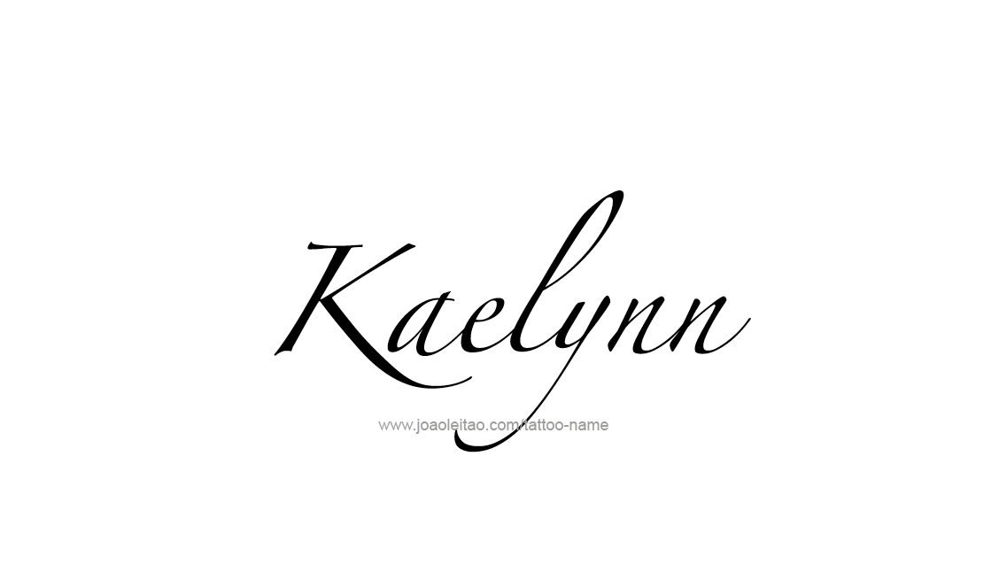 Tattoo Design Name Kaelynn   