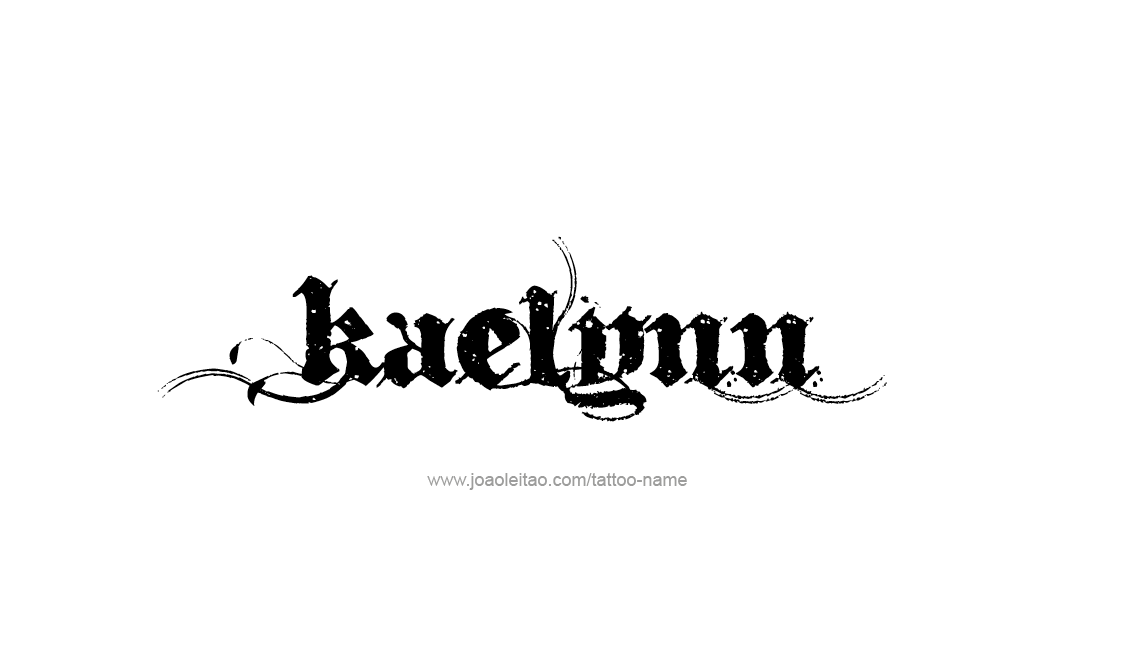 Tattoo Design Name Kaelynn   