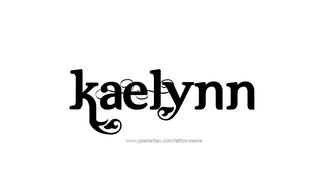 Tattoo Design Name Kaelynn   