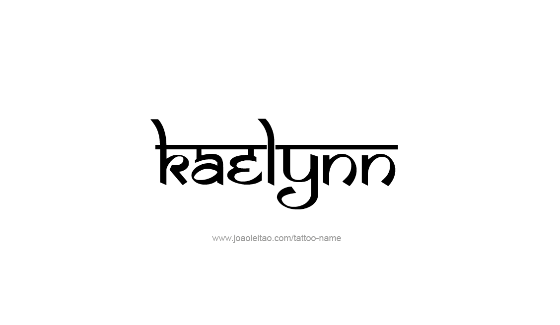 Tattoo Design Name Kaelynn   