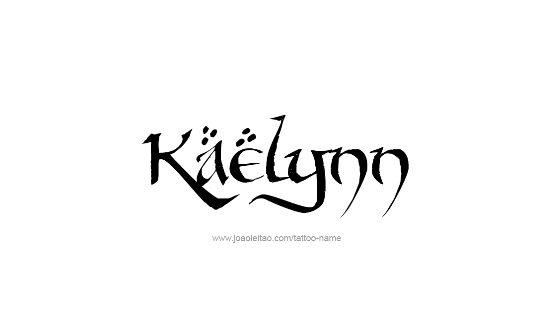 Tattoo Design Name Kaelynn   