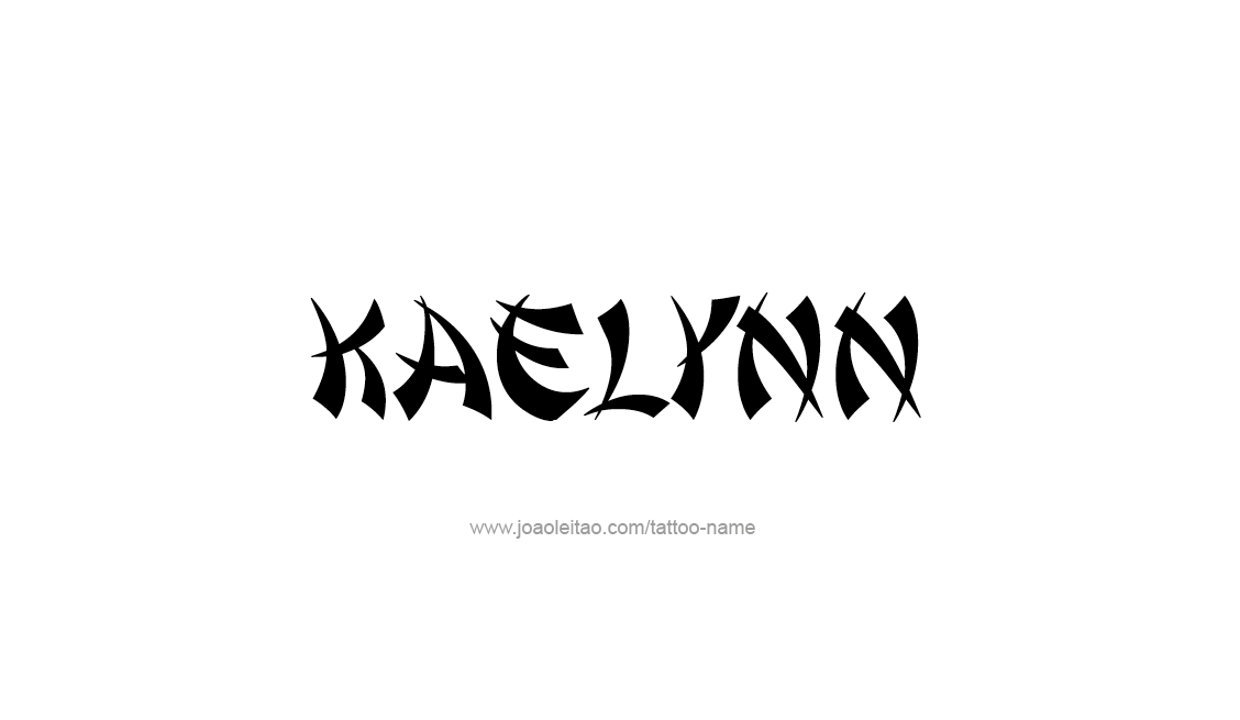 Tattoo Design Name Kaelynn   