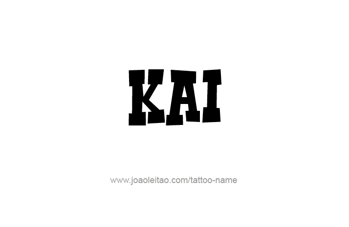 Tattoo Design Name Kai   