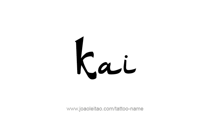 Tattoo Design Name Kai   