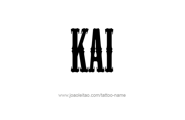 Tattoo Design Name Kai   