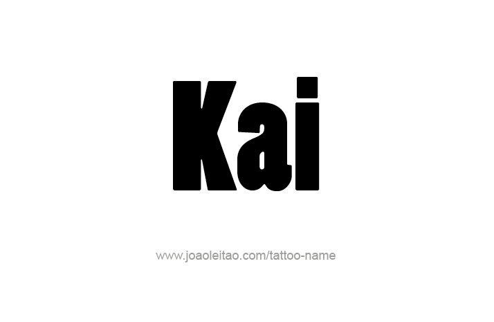 Tattoo Design Name Kai   