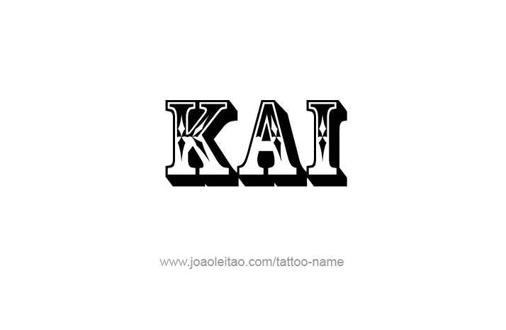 Tattoo Design Name Kai   