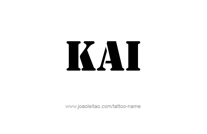 Tattoo Design Name Kai   