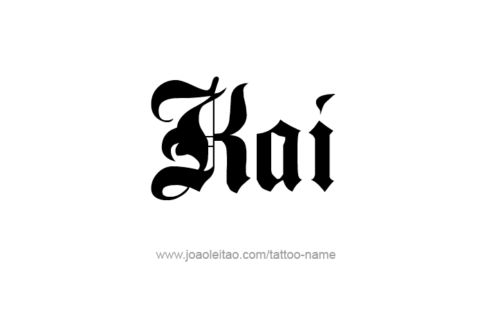 Tattoo Design Name Kai   